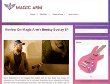 Tablet Screenshot of magicarm.co.uk